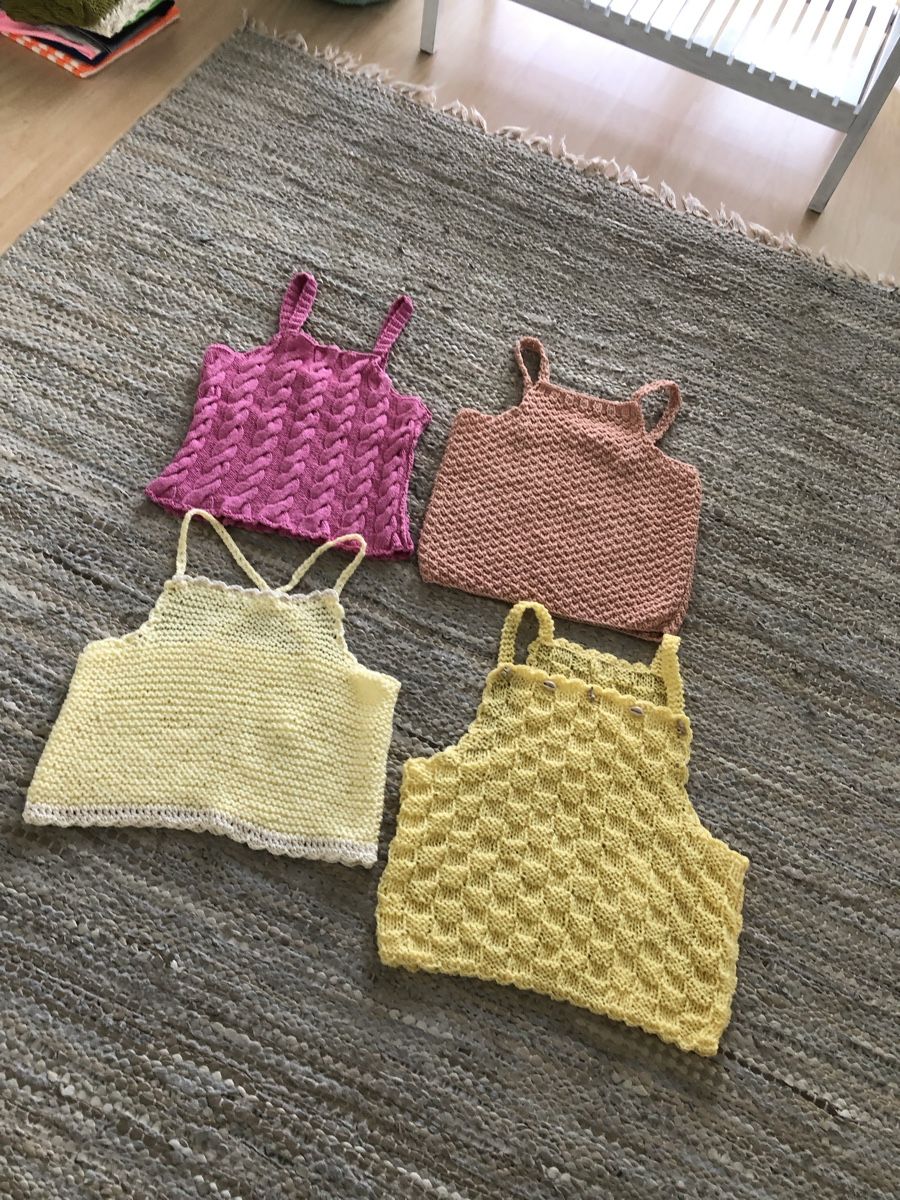 Tops: Sommer Set: 4 gehäkelte Tops, Gr. XS, Neu!! – Neu (gemäss Beschreibung) aus Dübendorf von mar_s66c