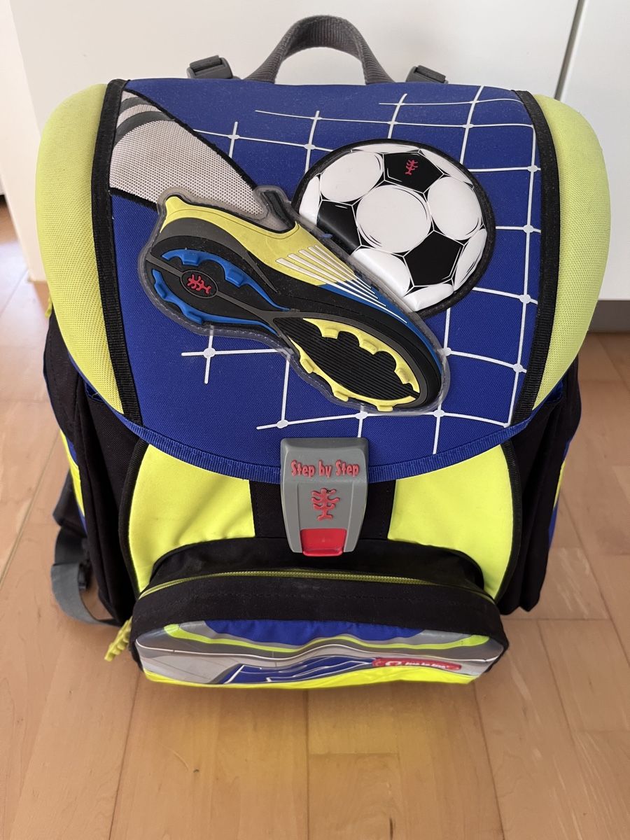 Step by Step Kindertaschen: Step by Step Schulsack Fussball  – Gebraucht aus Therwil von Represaille