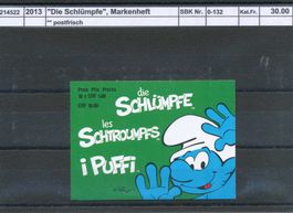 2013 "Die Schlümpfe", Markenheftchen, ** postfrisch