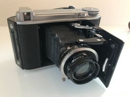 Kamera Voigtländer Deluxe Model 46 mit Etui
