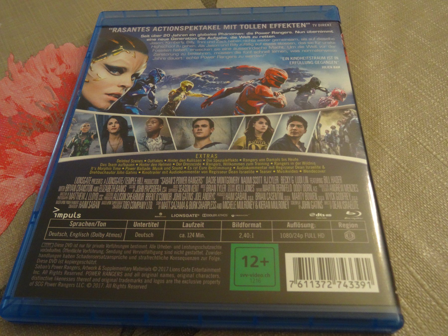 Tutti i DVDs: Power Rangers BLU-RAY – Usato da Olten venduto da Disc-Verkauf 2