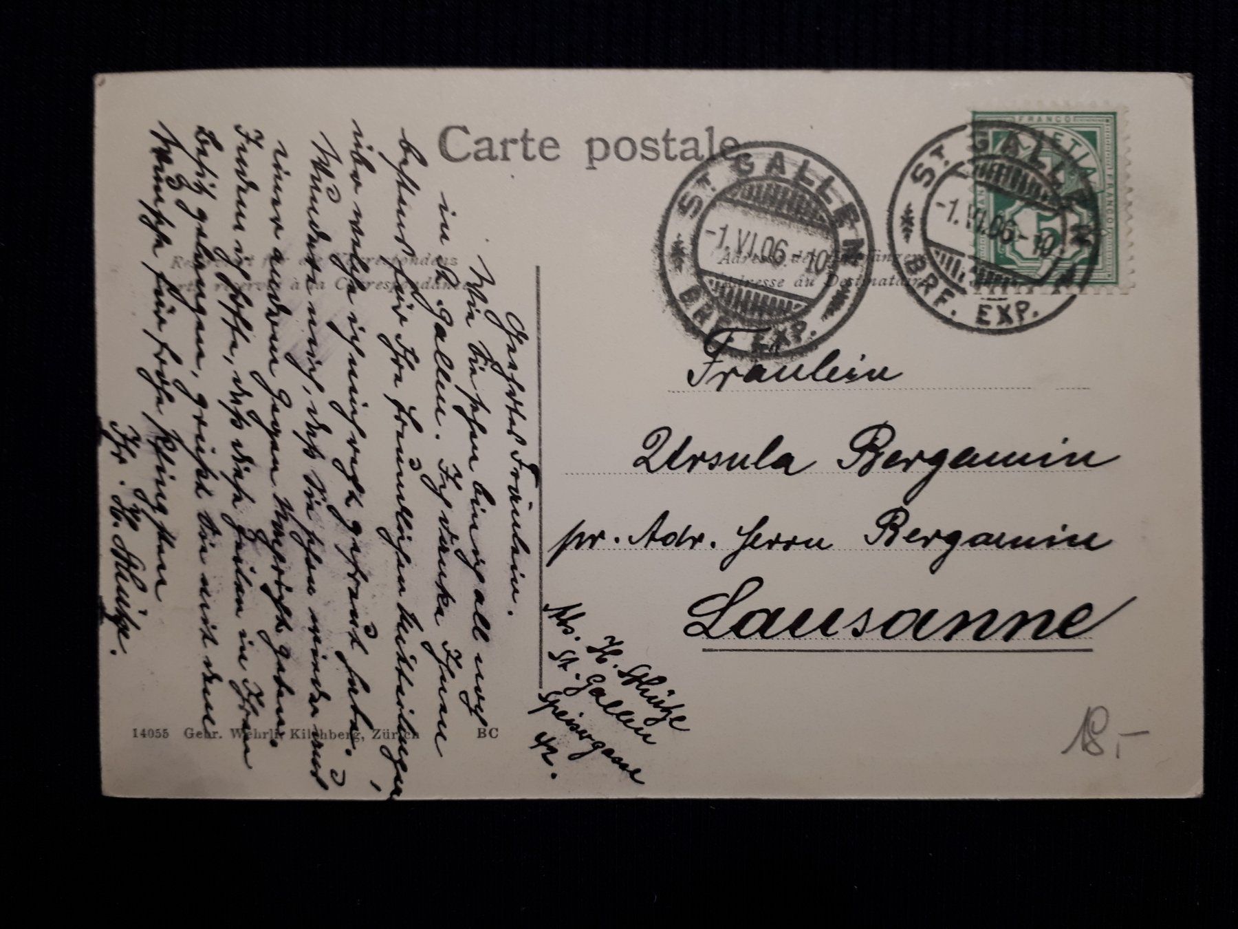 Cartes postales: KIRCHE IN APPENZELL 1906 – D'occasion à Ponto Valentino par giorgia06 1