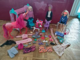 Barbiepuppen mit Zubehör