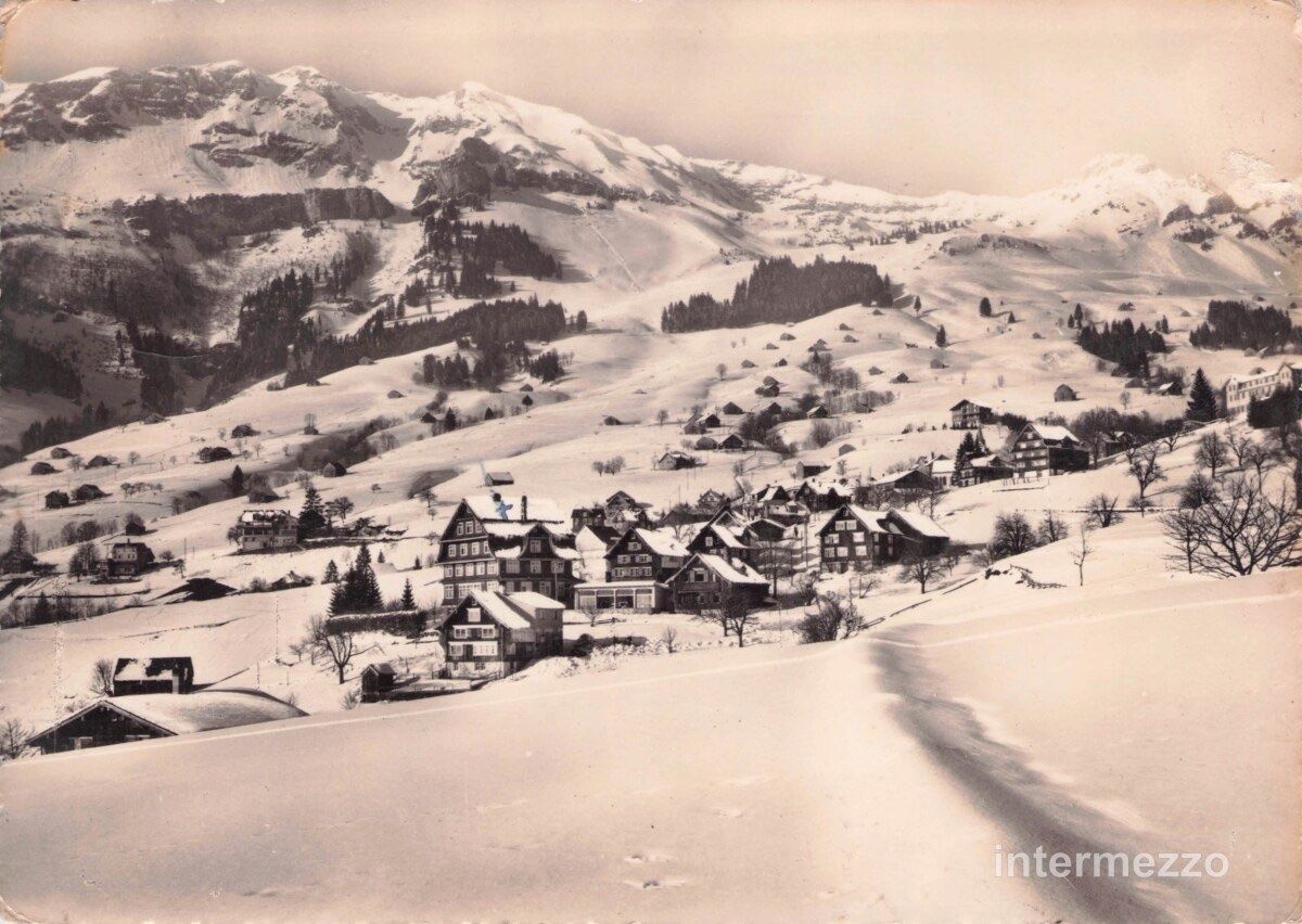 Cartoline postali: Amden SG // 1948 Dorf Winter – Usato da Basel venduto da intermezzo12