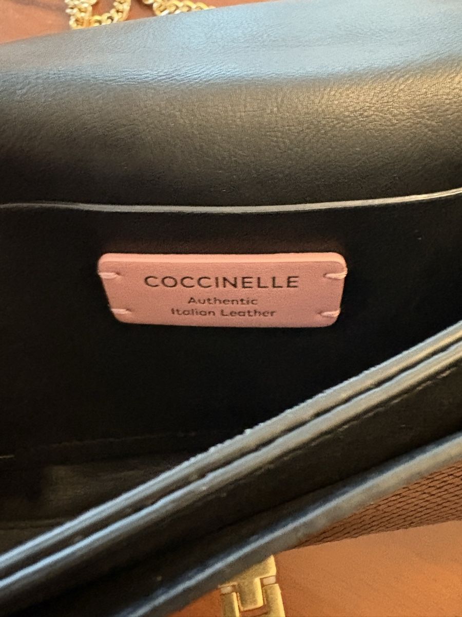 Coccinelle Borse da donna: Coccinelle Black Leather Chain Bag – Nuovo (secondo la descrizione) da Thalwil venduto da ste_jwm7 2
