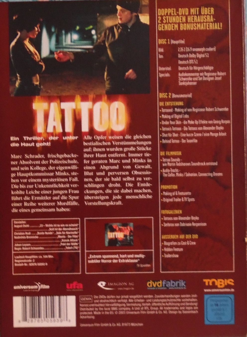 Tous les DVDs: Tattoo – D'occasion à Bellinzona par Luna093 2