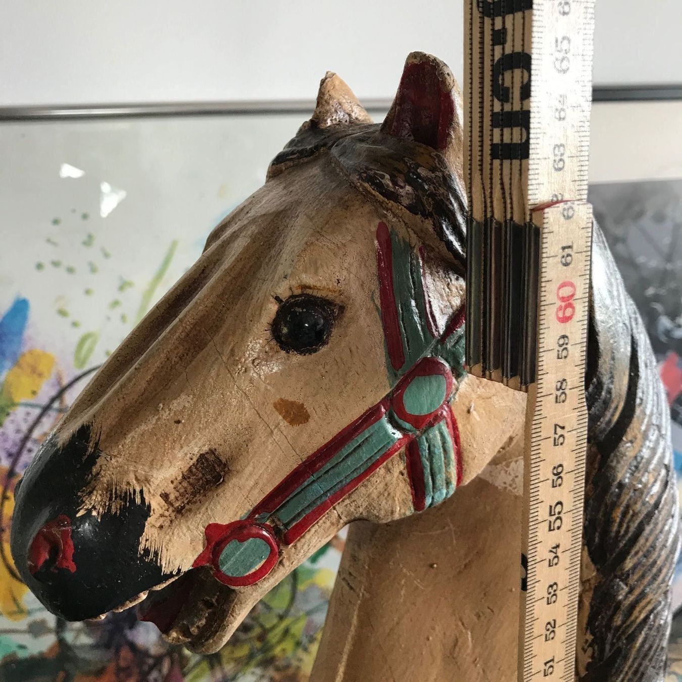 Skulpturen & Statuen: Cheval en bois début 20ème antik – Gebraucht aus Vallamand von Bricbracbroc82 4