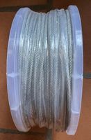 Drahtseil plastifiziert 3-5 mm, Rolle 100m. Gratis Lieferung