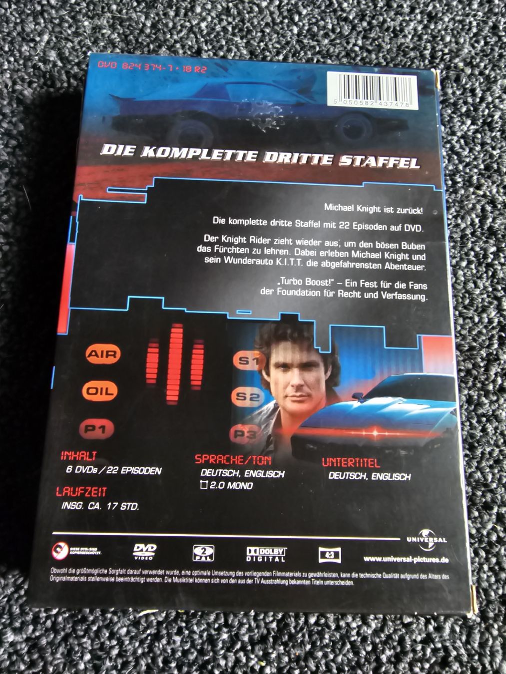 Tutti i DVDs: Knight Rider Staffel 3  – Usato da Ruswil venduto da jan_bxl5 1