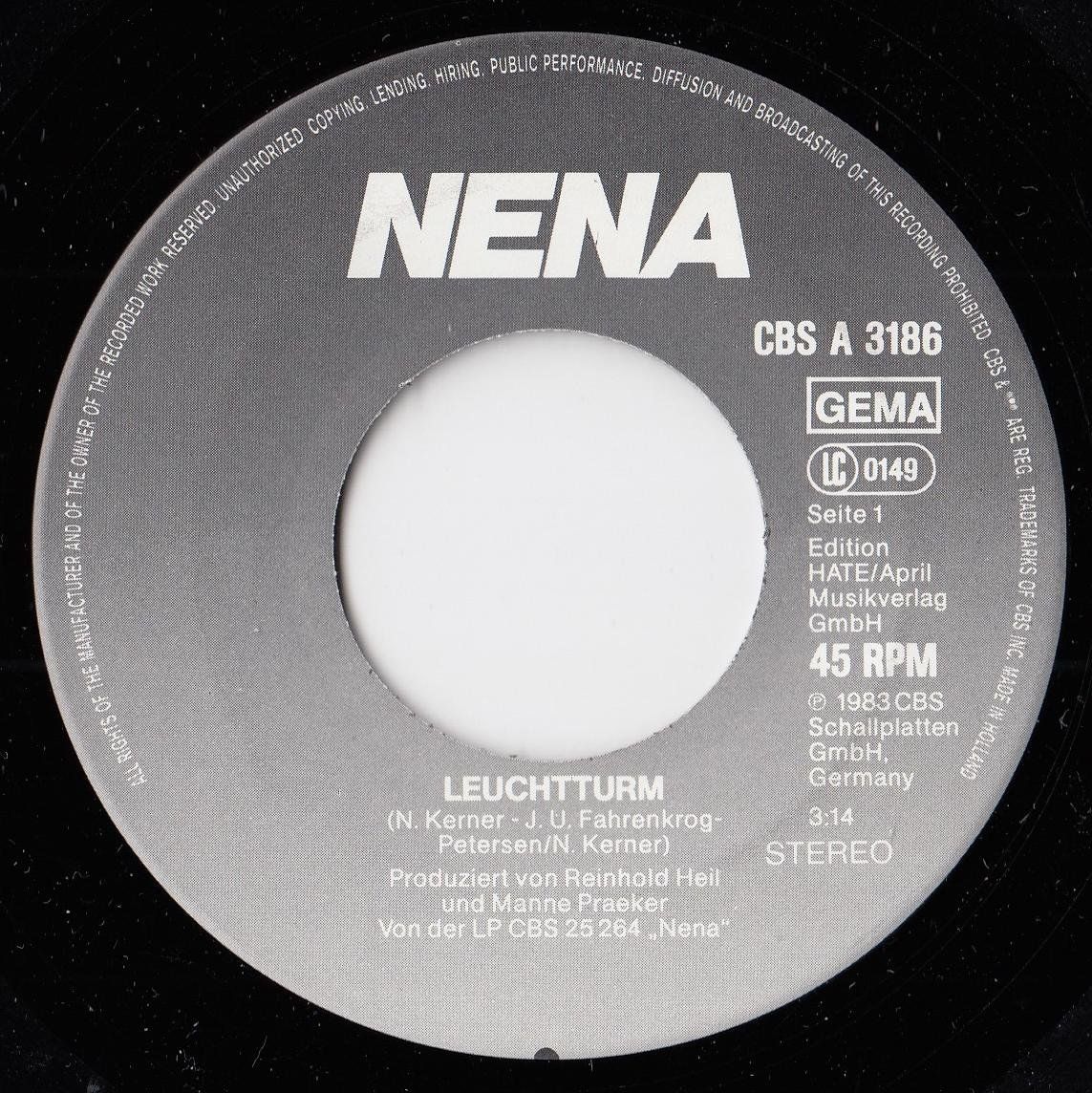 Dischi in vinile: Nena Vinyl Single von 1983 – Usato da Volketswil venduto da Abcrecords 2