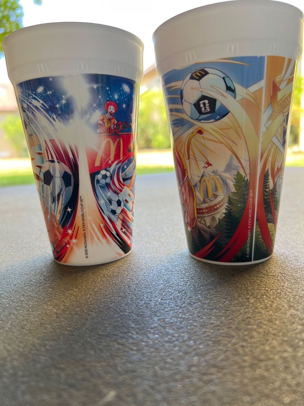 Mc Donald's Gläser: MC Donalds Becher / Shaqiri und Beckham – Neu (gemäss Beschreibung) aus Niederweningen von NikeFan 2
