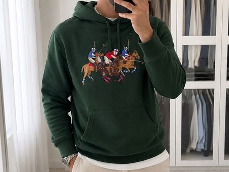 Kapuzenpullover Polo Ralph Lauren dunkelgrün Grösse S