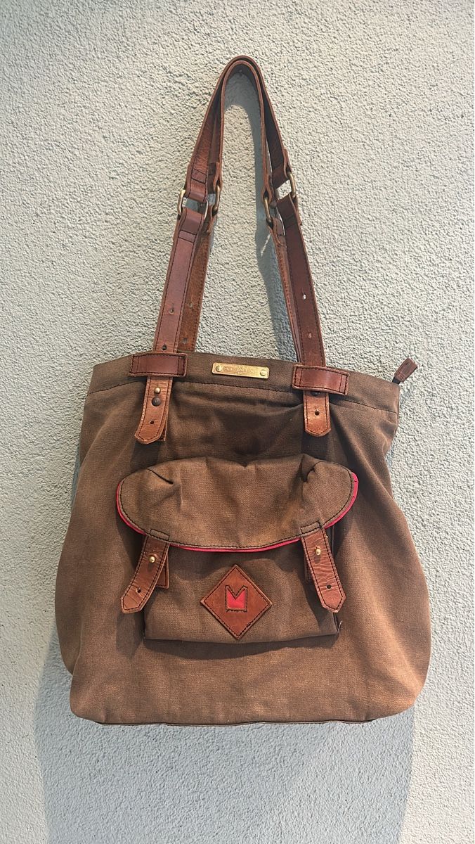 Margelisch Taschen: Margelisch Segeltuchtasche mit Lederdetails – Gebraucht aus Herisau von Renee30