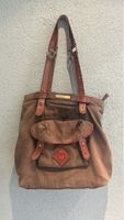 Margelisch Segeltuchtasche mit Lederdetails