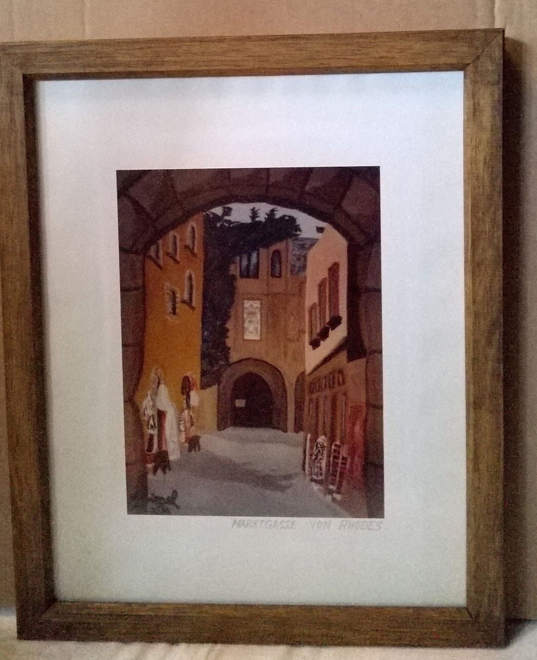 Gemälde: Aquarell von Rhodos – Gebraucht aus Zürich von My_Painting 1