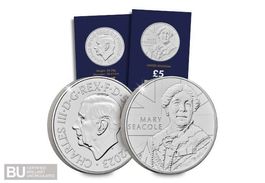 UK - 5 Pounds - Mary Seacole 2023 UNC Coin Card