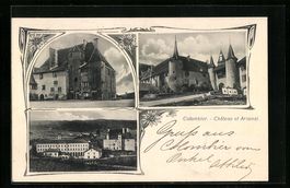 Colombier, Partie am Schloss, Partie am 