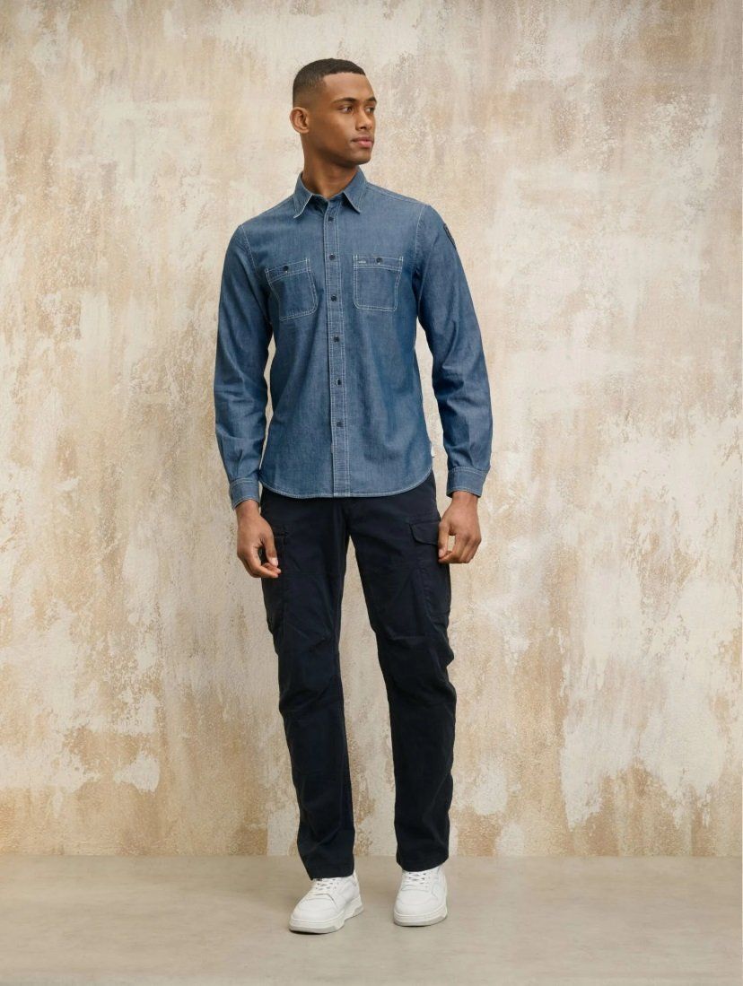 Camicie: Blauer USA Jeanshemd - Grösse M – Nuovo e nell'imballaggio originale da Unterägeri venduto da lacauma 4