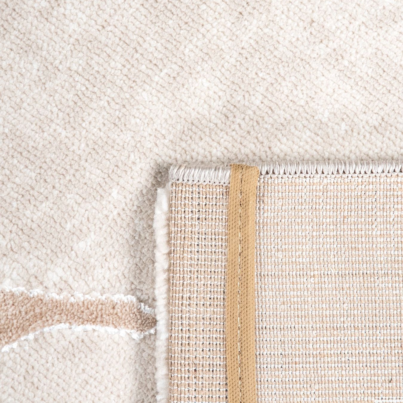 Teppiche: Moderner Teppich Wohnzimmer Cremebeige NEU 160x230 – Neu und originalverpackt aus Bern von MIR-IAM 2