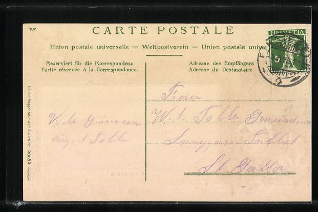 Cartes postales: Passepartout-Lithographie Einsiedeln, Si – D'occasion à Berlin par bartko-reher 1