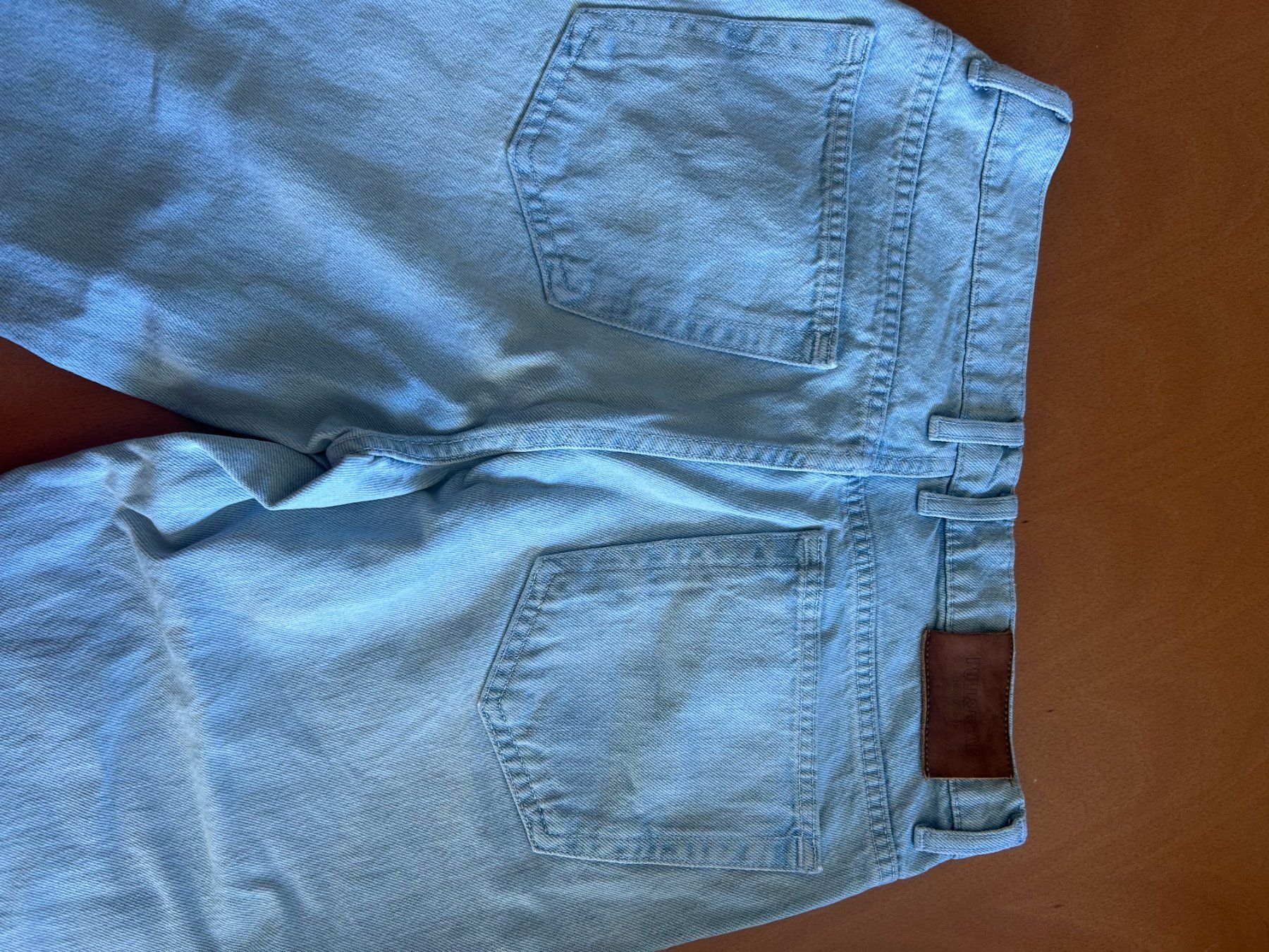 Jeans: Jean Pull&Bear coupe large bleu clair taille 38 occasion – Usato da Cugy VD venduto da pit_aless 2
