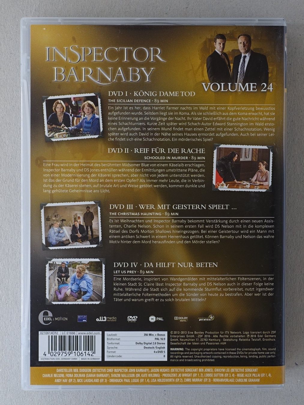 Tutti i DVDs: Inspector Barnaby Vol. 24 (4 DVDs) – Usato da Sessa venduto da fraenklishop 1