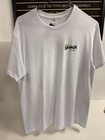 Weisses Savage T-Shirt Grösse S