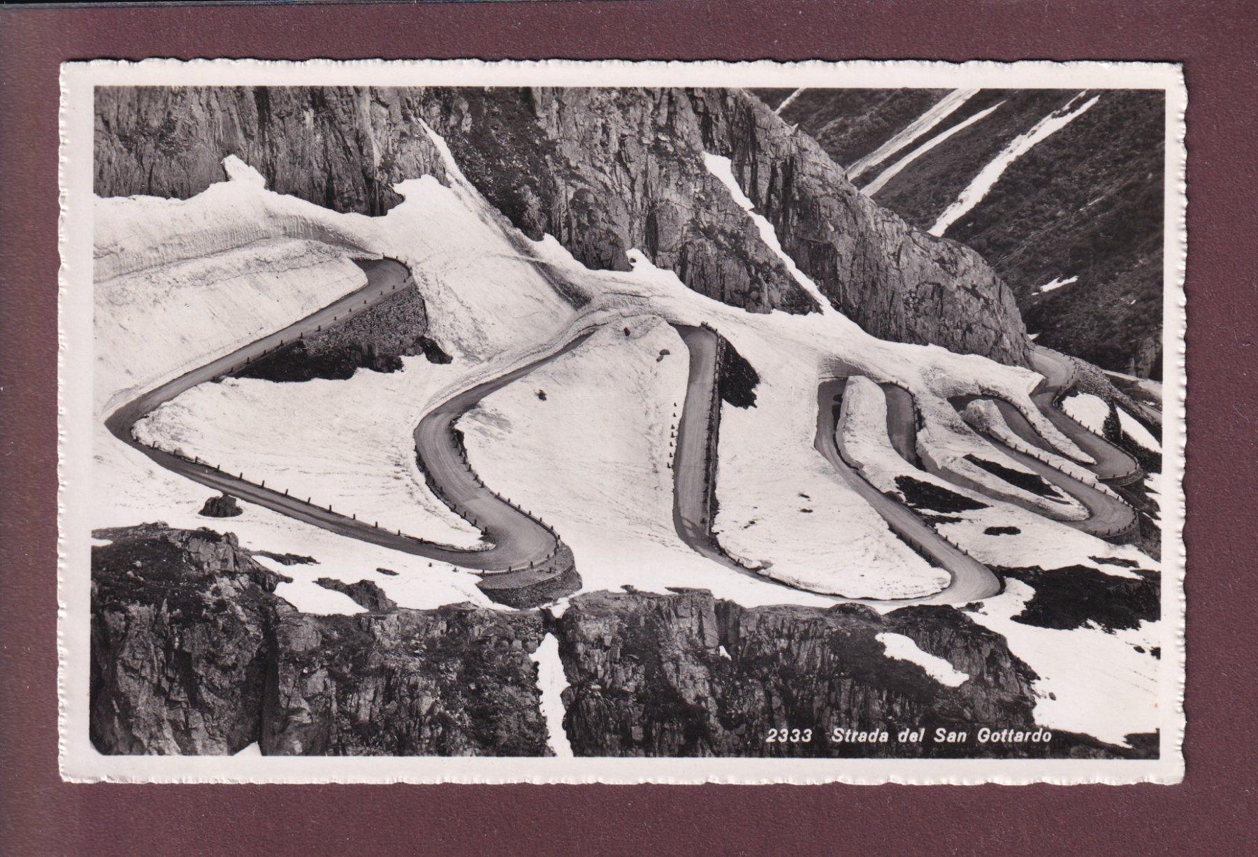 Cartoline postali: VALLE TREMOLA - Strada del Gottardo – Usato da Pully venduto da nicecards