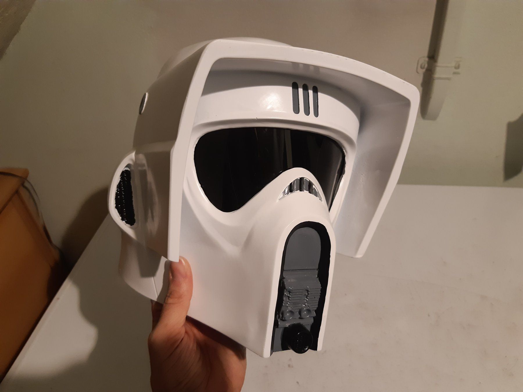 Abiti antichi: SCOUT TROOPER HELM (BIKER SCOUT) Star Wars – Usato da Nunningen venduto da Oliad