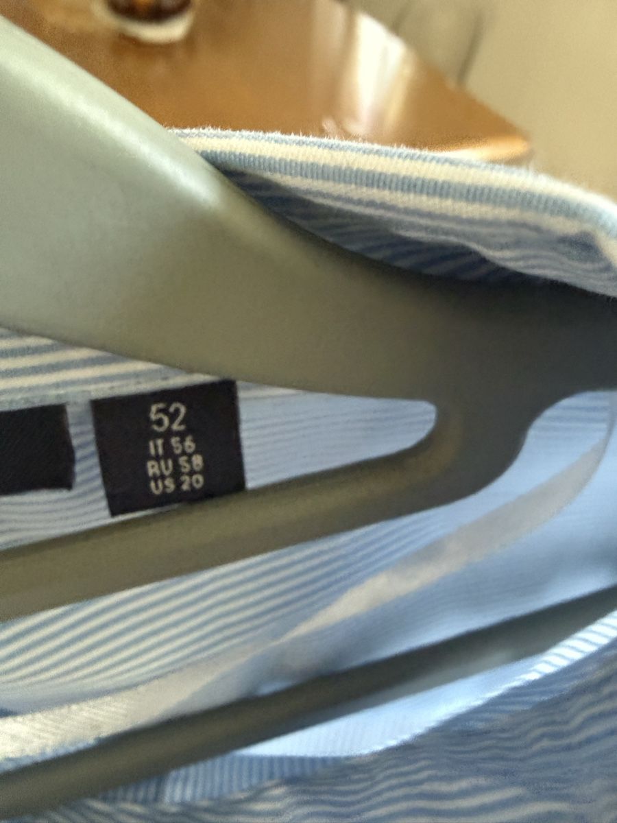 Camicette: Chemise rayée bleu clair taille 52 – Nuovo (secondo la descrizione) da Nuvilly venduto da smi_6qtk 1