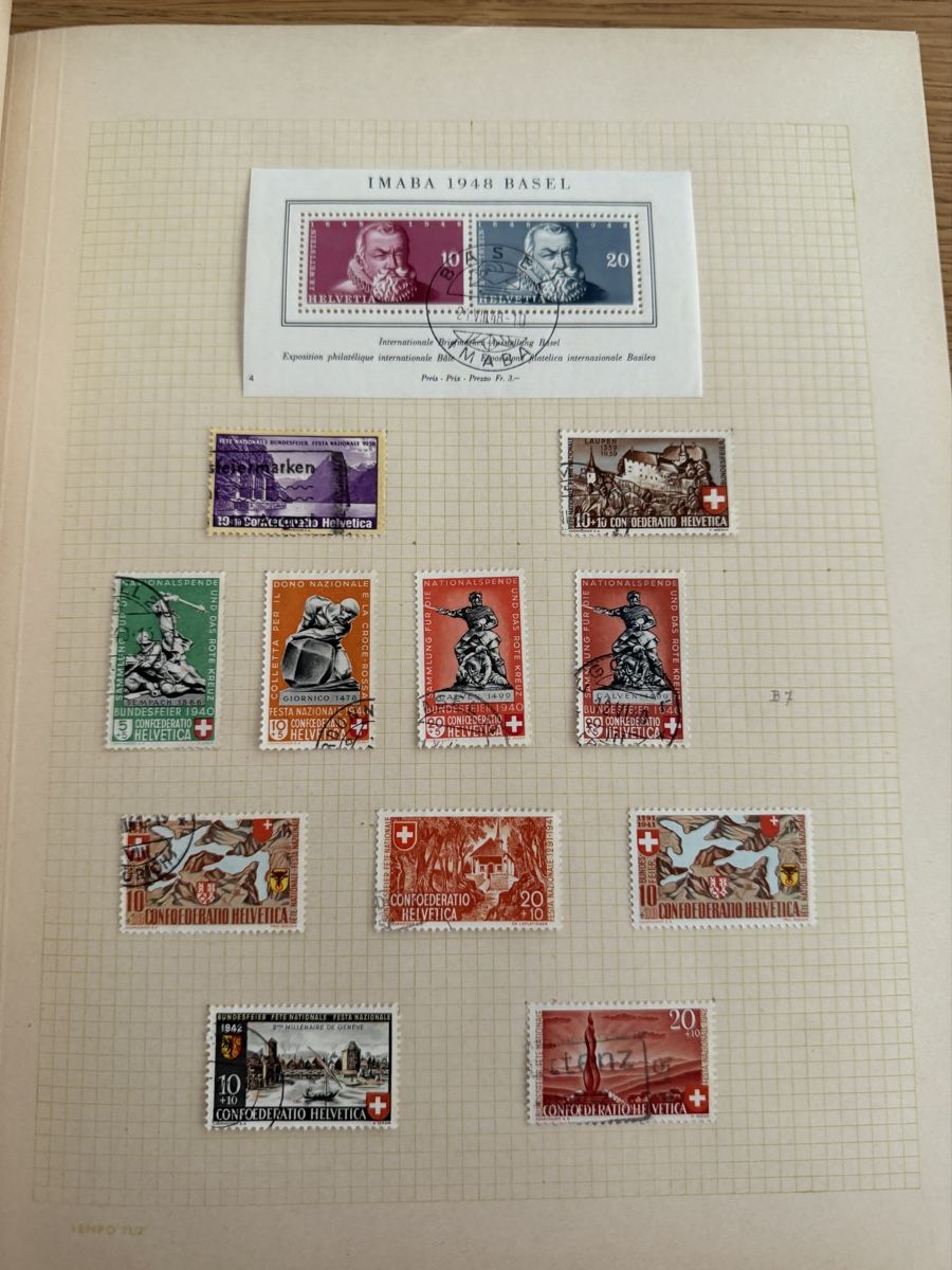 Tutti i francobolli: Album mit 66 Seiten Inhalt  – Usato da Murgenthal venduto da Tina_4055 6
