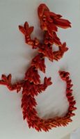 3d printed red dragon (dragon imprimer 3d)