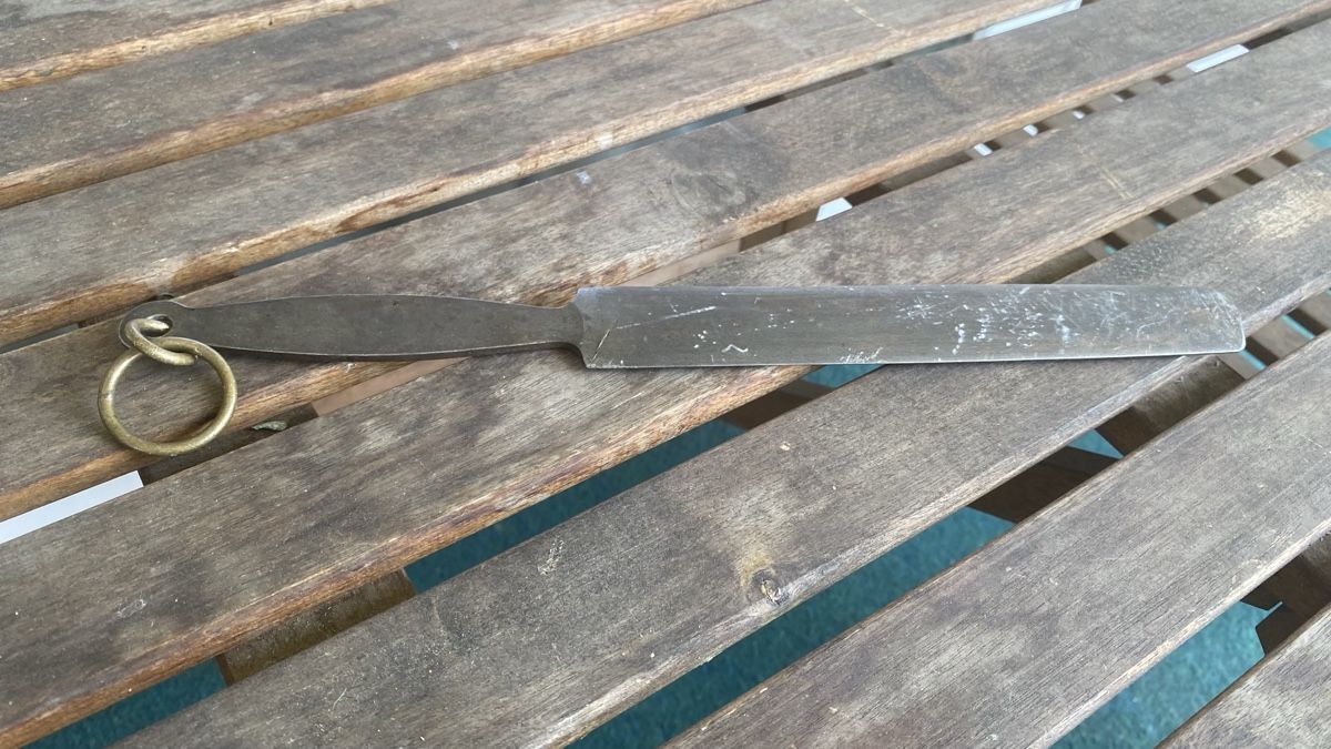 Posate: Altes F Dick Tranchiermesser / Messer flach – Usato da Zürich venduto da Timi80 2
