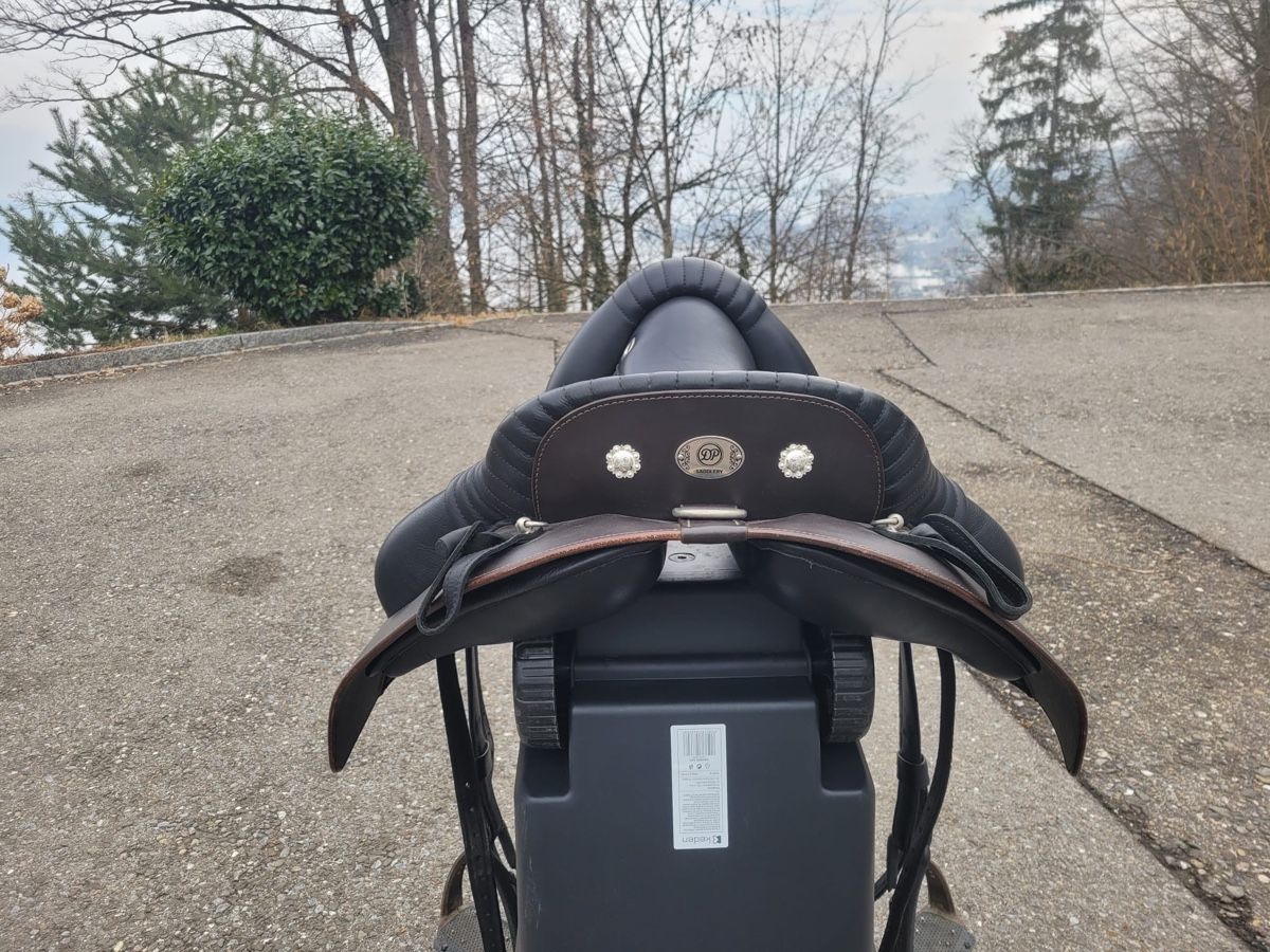 Selle & Accessori: Deuber&Partner Sattel Jerez, Bückeburger S2, schwarz braun – Nuovo (secondo la descrizione) da Tuggen venduto da pfeuti01
