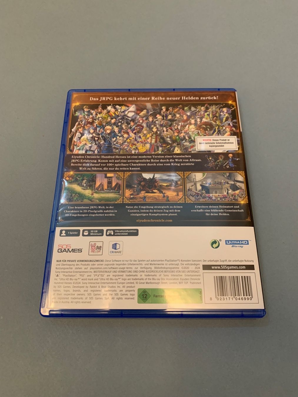 Sony Giochi: PS5 / Eiyuden Chronicle Hundred Heroes – Usato da Kölliken venduto da sergesellsretro 1