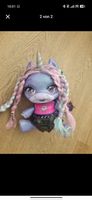 Einhorn Puppe mit Zöpfen, wie neu