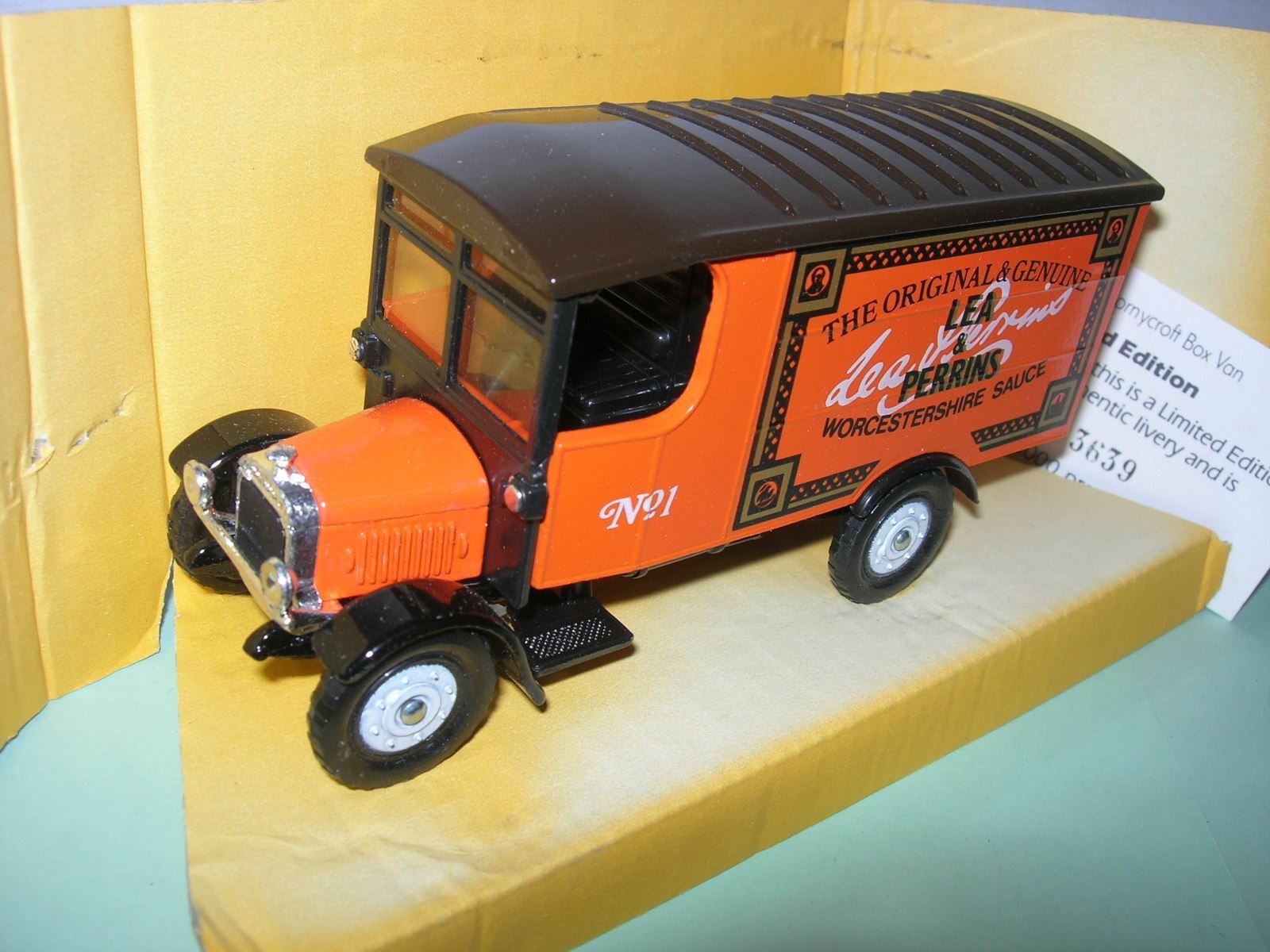 Corgi Toys Modellini d'auto: Thornycroft Box Van  * Corgi  ca. 1:43 – Nuovo e nell'imballaggio originale da Hornussen venduto da Amw