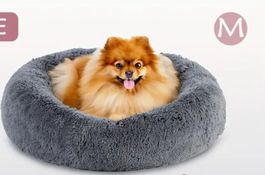 Hundebett,Hundecouch,Katzenbett Grau oder Hellgrau 50cm ⌀