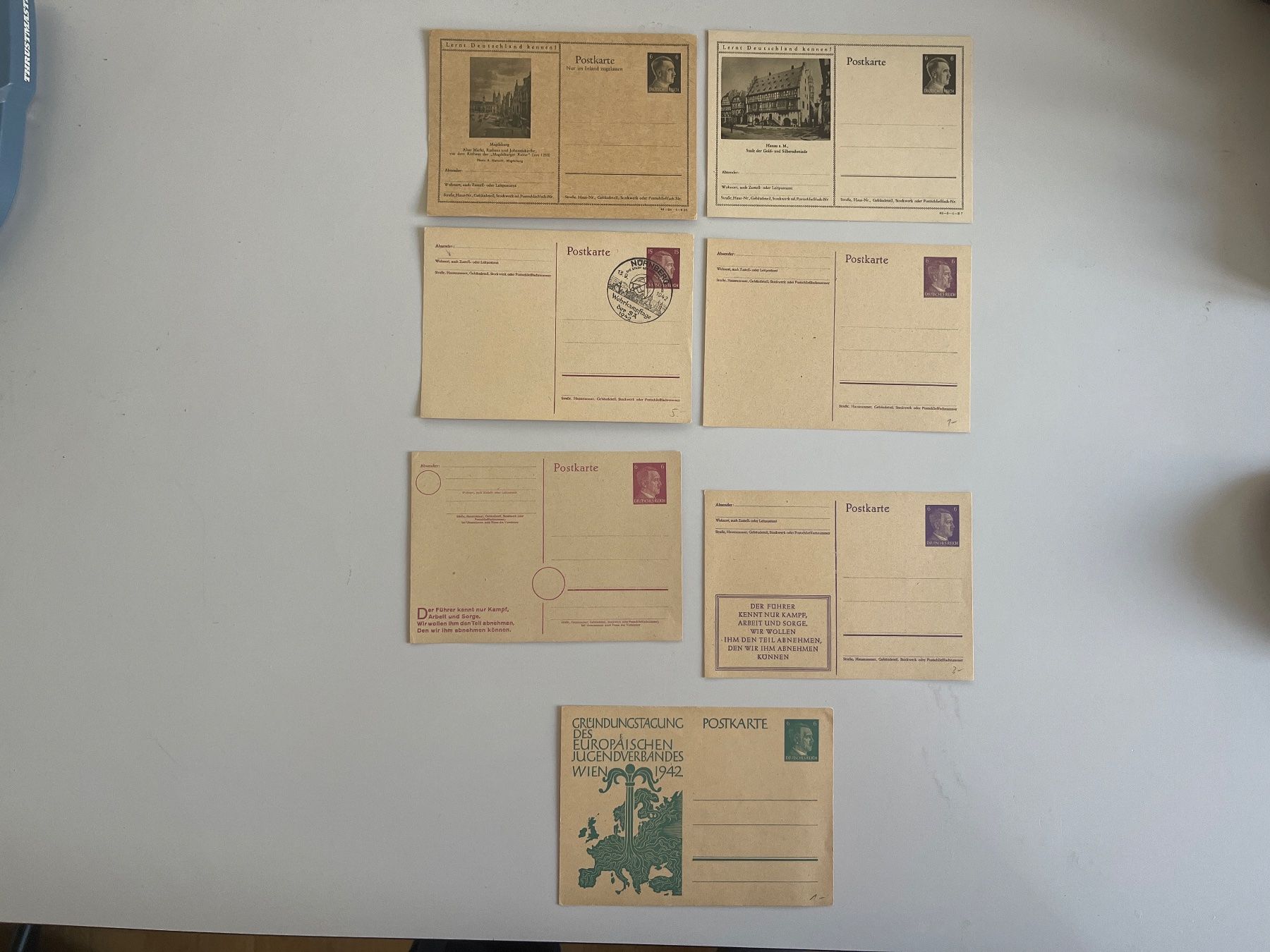 Alle Briefmarken: Ganzsachen Deutsches Reich - Karten – Gebraucht aus Adliswil von derrick0825