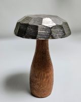 Deko-Pilz aus Holz, Vintage Design, einzigartig!