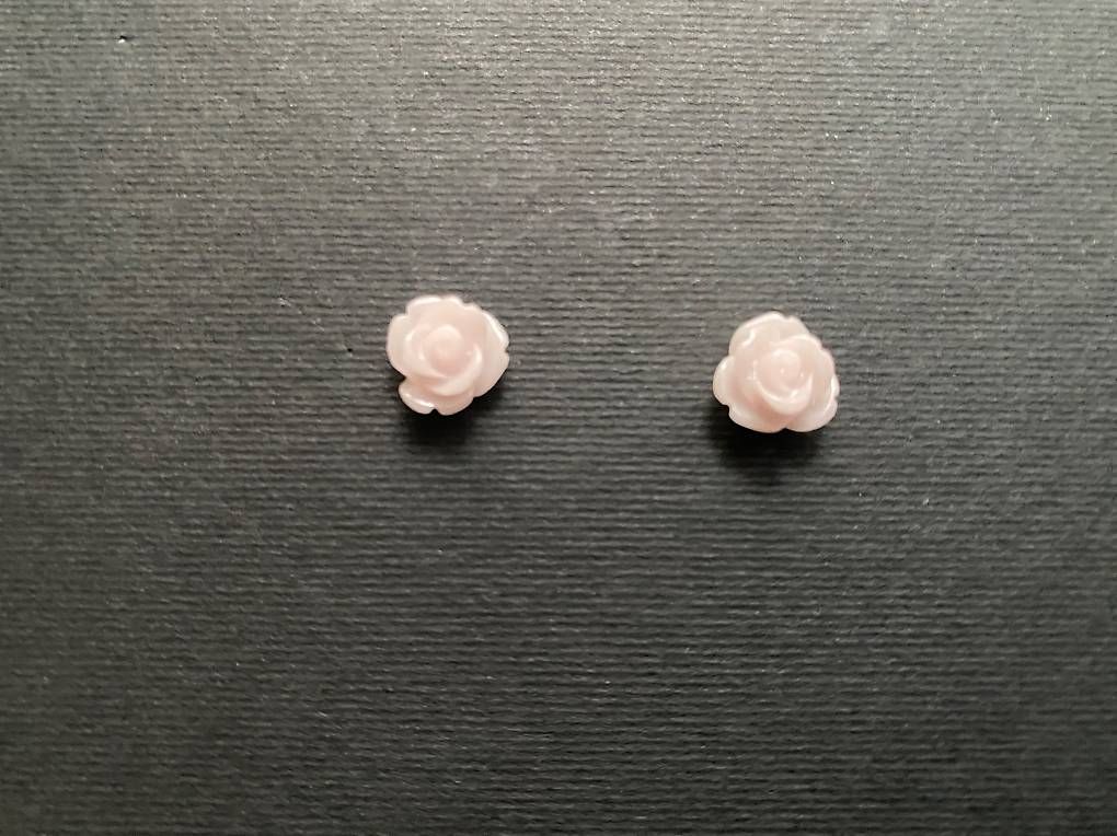 Orecchini pendenti & Orecchini a lobo: Ohrstecker Rose blassrosa – Usato da Rumisberg venduto da Simba97