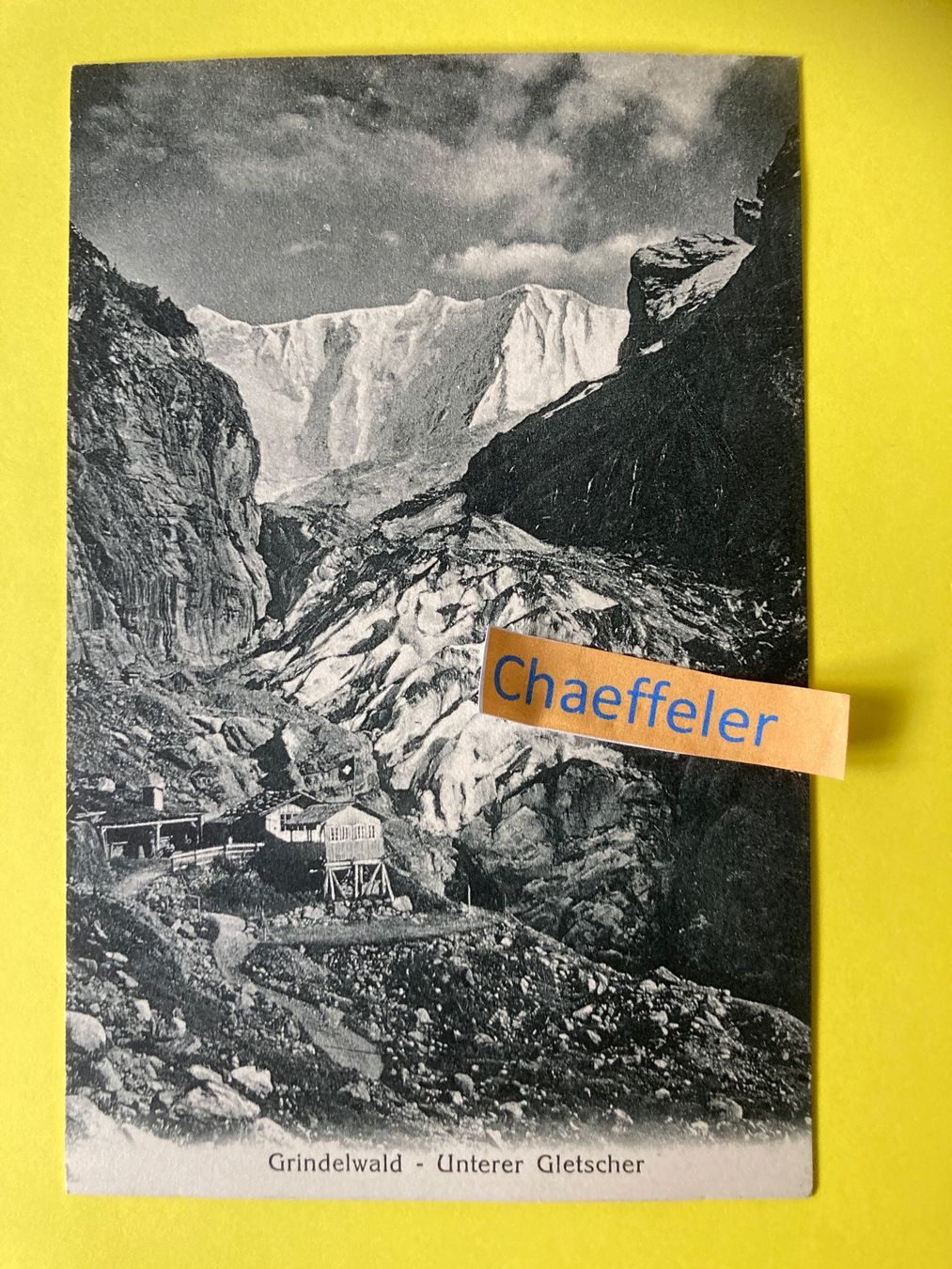 Ansichtskarten: Grindelwald - Unterer Gletscher – Gebraucht aus Zürich von Chaeffeler