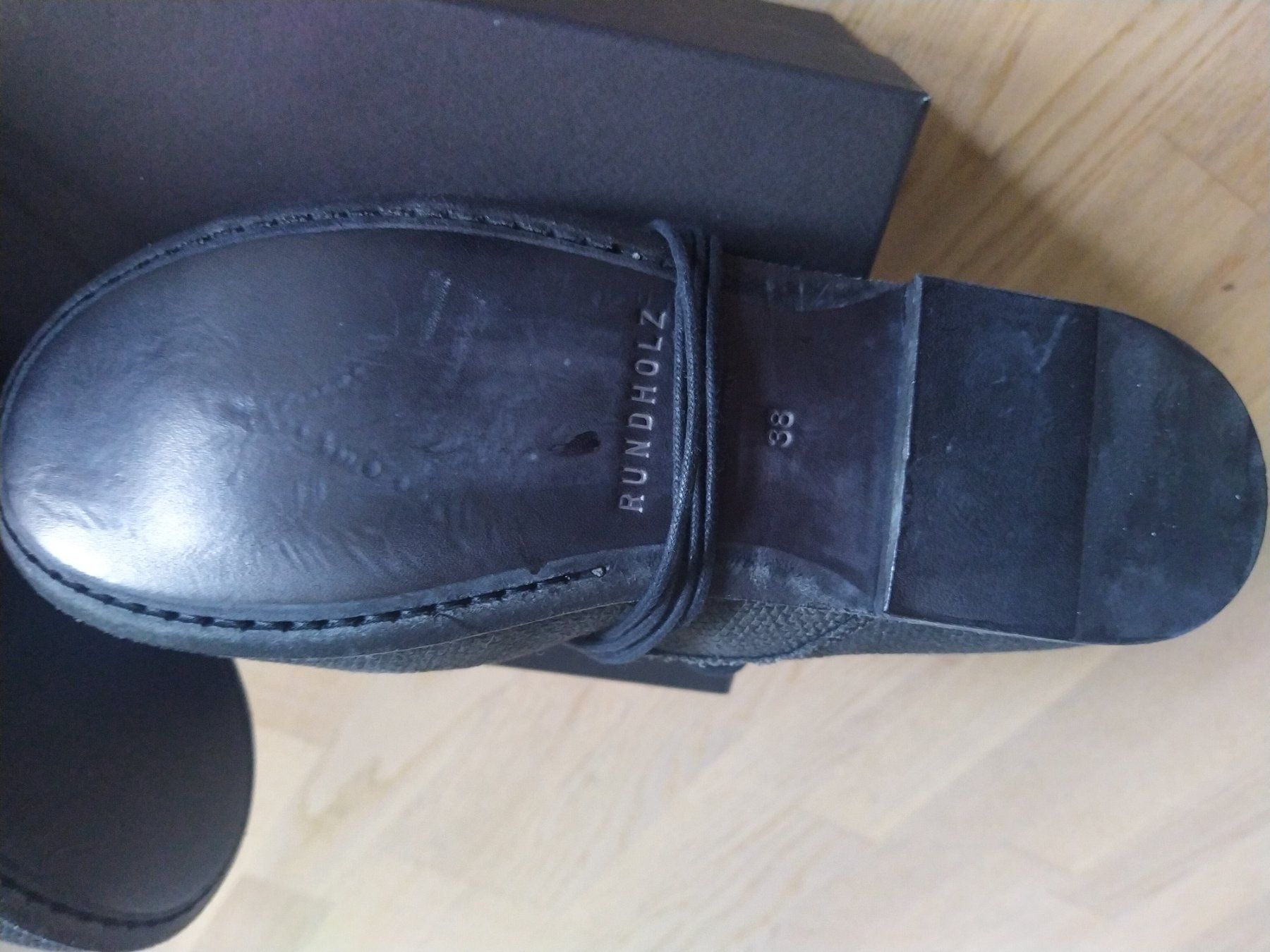 Rundholz Scarpe da donna: Rundholz, Stoff-Lederschuh, Gr. 38 – Nuovo e nell'imballaggio originale da Wolhusen venduto da Pindha05 2