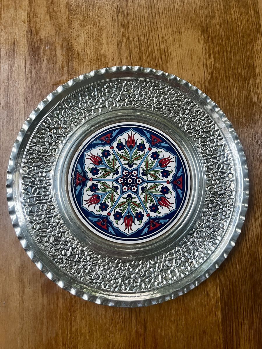 Piatti: Türkischer Wandteller Porcelan/ Messing – Usato da Zürich venduto da Nowstalgia 4