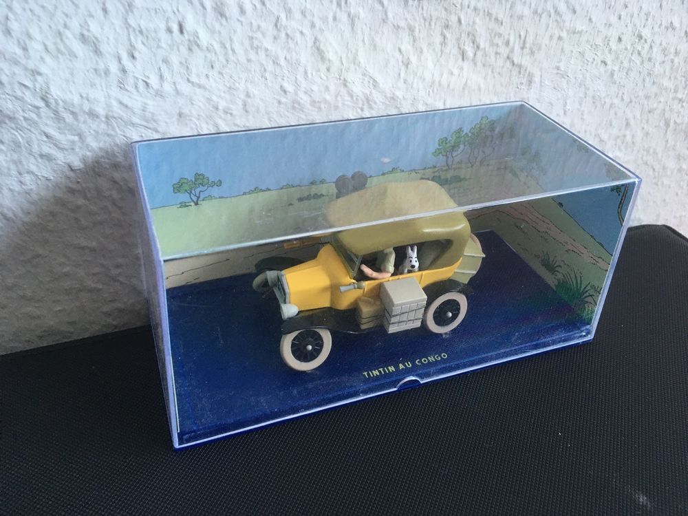 Voiture Tintin Atlas 1/43 – Ford Tintin Au Congo & Pays De L'Or Noir – 2012