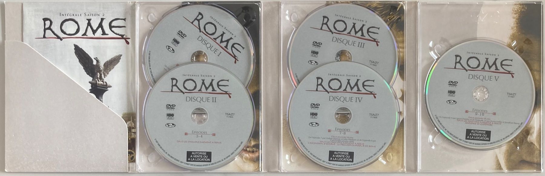 Alle DVDs: ROME (INTÉGRALE DE LA SAISON 2) – Gebraucht aus Poliez-Pittet von Newtown-Records 2