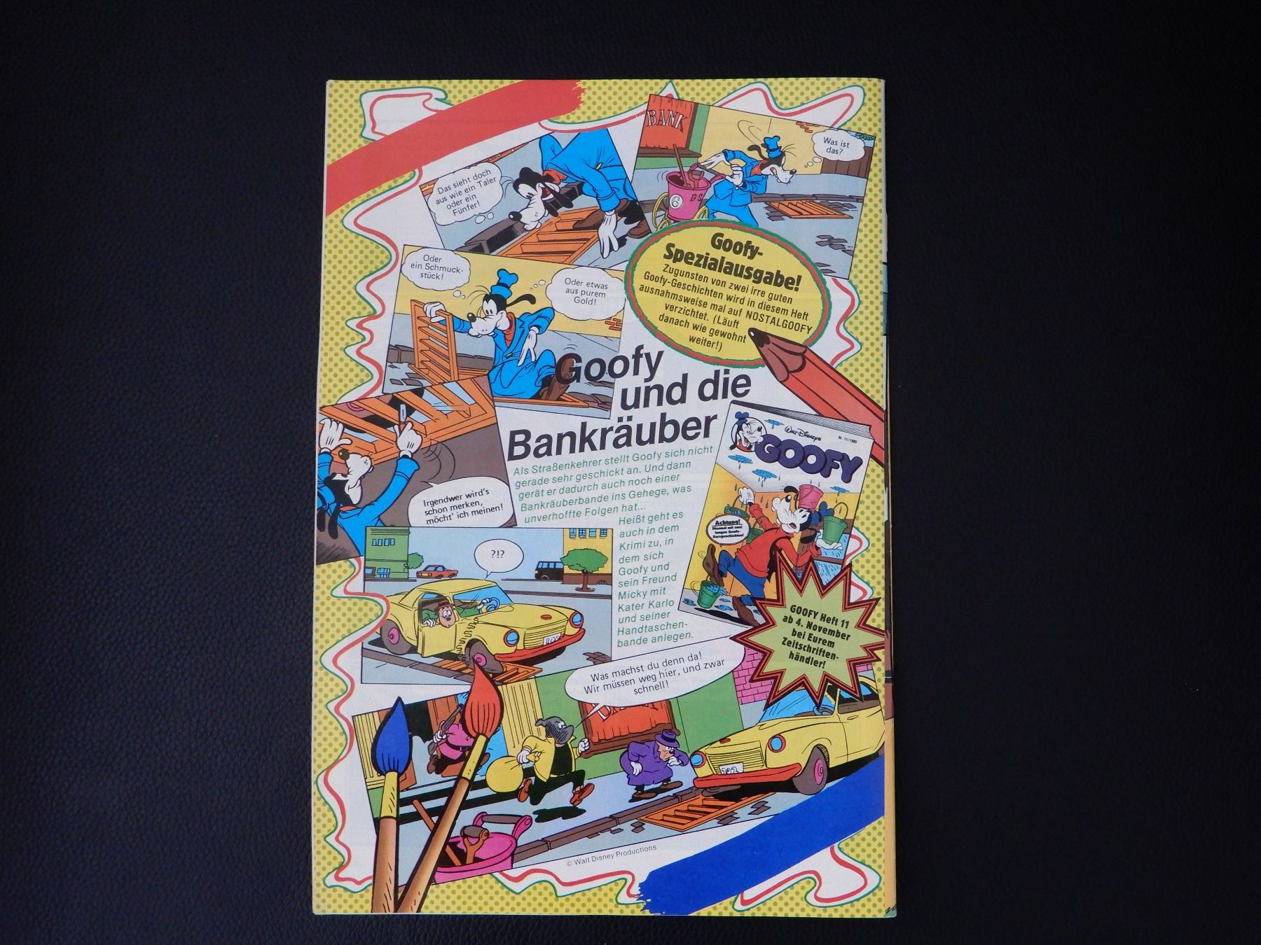 Fumetti: Goofy Disney Comic Nr. 10/1985 mit Ede Wolf – Usato da Staufen venduto da Bruneas 1