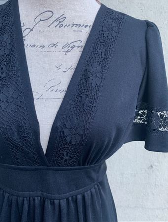 Splendide robe vintage style empire ST JAMES t.38=size12