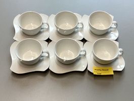 Kaffeetassen mit Untertassen - Wiitergäh