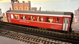 LGB 36676= RhB B 2454 Personenwagen 2. Kl. - Rhätische Bahn